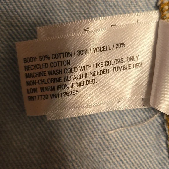 #7412 Universal thread women's denim short sleeve mini shirtdress - Picture 6 of 6